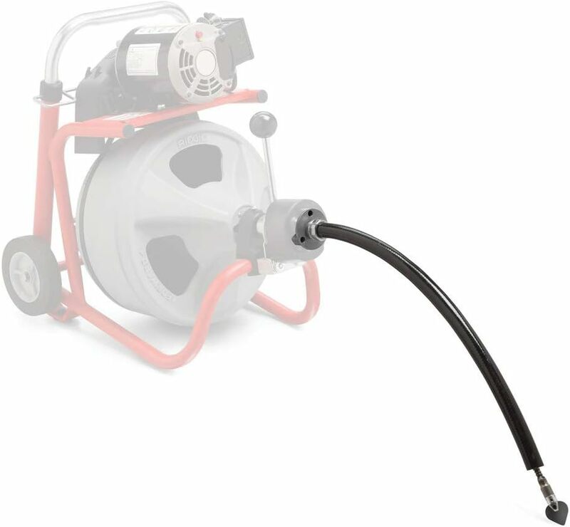 RIDGID-Kit de limpieza de drenaje para K-400, máquina de tambor de 26998 Voltios con Cable de C-45IW de 120 "x 75 ', color blanco, negro y rojo, modelo 1/2