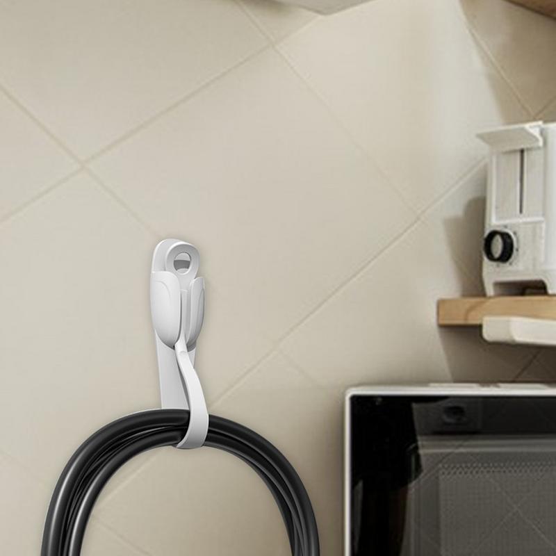 Organizer kabel untuk peralatan dudukan kabel silikon penjaga kabel untuk sebagian besar peralatan dapur menempel pemanggang roti Air Fryer kopi