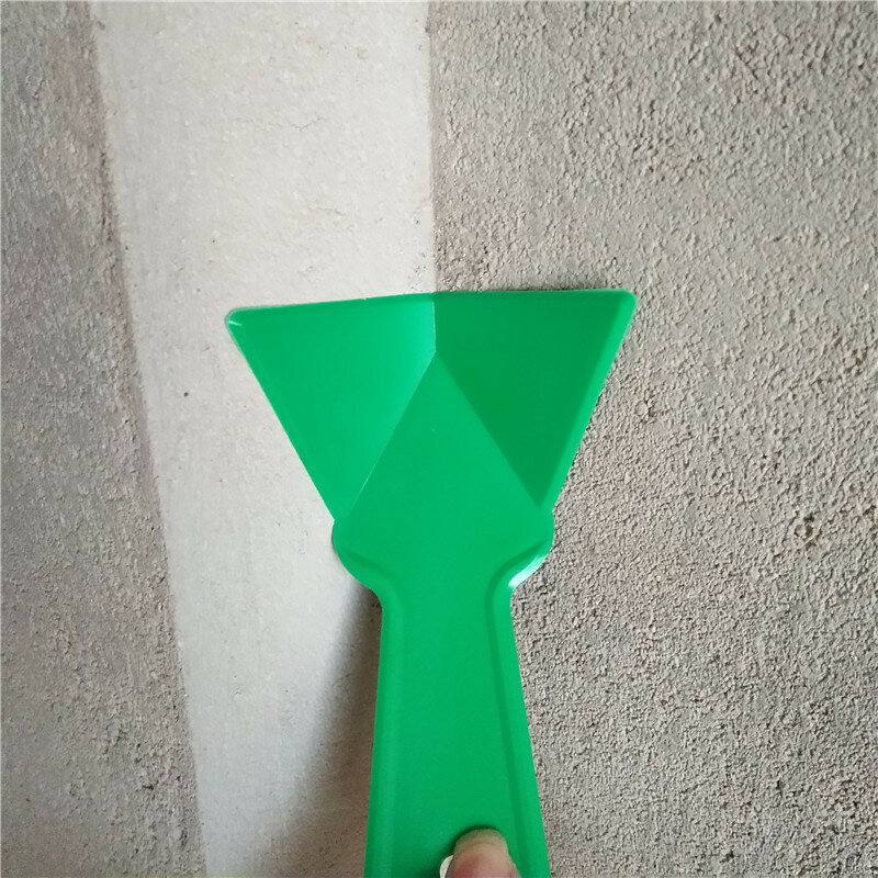 1pcs Plastic Drywall Corner Scraper Putty Knife Finisher Cleaning Stucco Removal Builder Tool for Floor Wall Ceramic Tile Grout