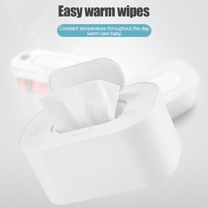 Draagbare Warmer Doekjes Veeg Warmer Heater Natte Handdoek Dispenser Servet Verwarming Doos Tissue Warmer Nieuwe Baby Accessoires