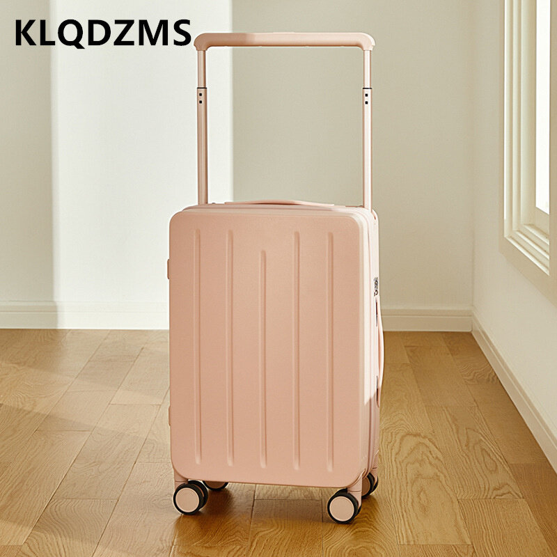 KLQDZMS 20"22"24"26" Inch New Unisex Silent Universal Wheel Large Capacity Luggage Boarding with Wheels Rolling Suitcase