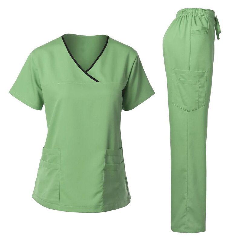 Zestaw peelingi medyczne dla kobiet mundury lekarzy szpitalnych akcesoria pielęgniarki klinika stomatologiczna salonu piękności odzież robocza do laboratorium Spa dla zwierząt domowych