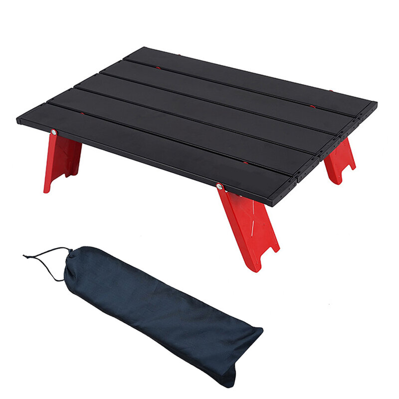 HooRu-mesa de Picnic plegable, Mini mesas ligeras portátiles para mochilero, exteriores, playa, jardín, Camping, pesca, senderismo, escritorio