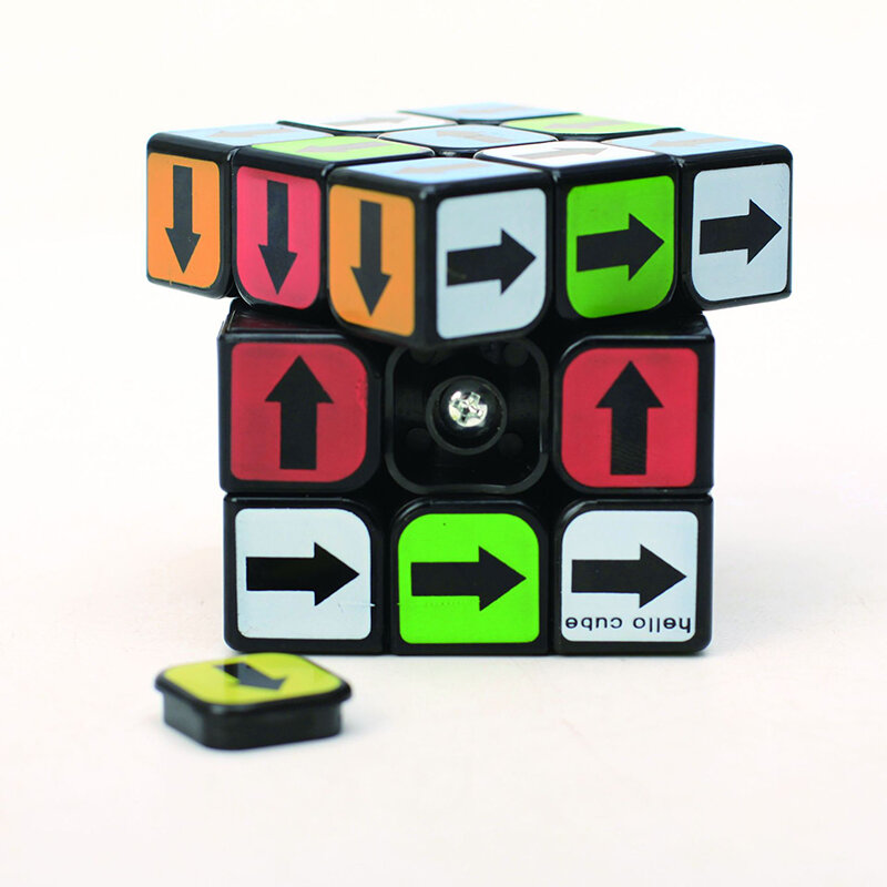 Nova 3x3x3 sudoku cubo mágico seta adesivo geada stickerless quebra-cabeça 3 por 3 57mm cubo jogo quebra-cabeça crianças brinquedos crianças presentes