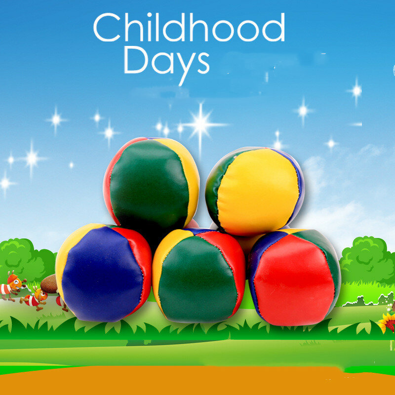 Sacos de arena de 3 piezas para niños, juguetes interactivos, bolas de malabares, juego de lanzamiento, Kit clásico para principiantes, circo, diversión al aire libre