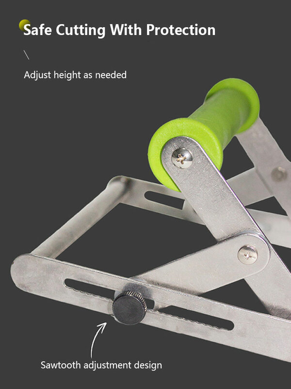 Metal Cutting Machine Work Support Stand Height Adjustable Cutting Machine Support Frame Angle Grinder Holder for Cutting