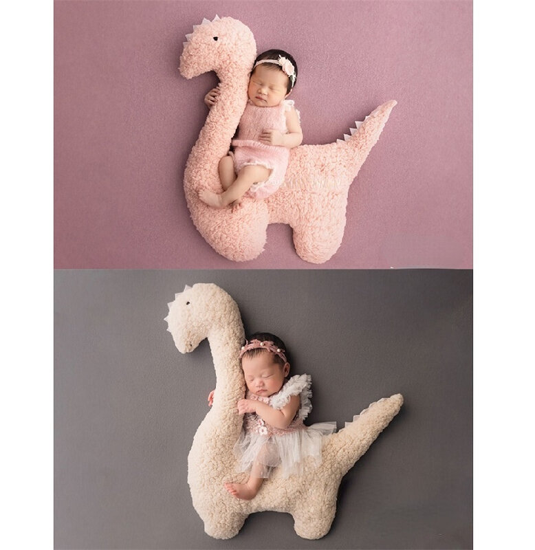 Bebê recém-nascido fotografia adereços animal coelho flamingo boneca posando travesseiro foto almofada fotografia esteira