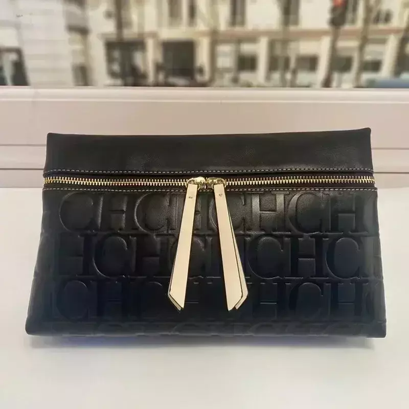 Top-Qualität Luxusmarke chch hchc 2024 neue Leder einfarbig Mode One Shoulder Bag Designer Taschen Geldbörse und Handtaschen sac gg