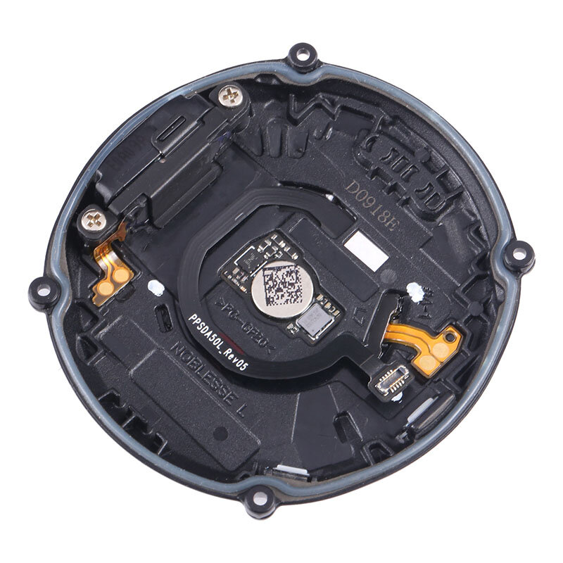 Tampa traseira original com sensor de freqüência cardíaca, módulo de carregamento sem fio para Galaxy Watch 3, SM-R840,R850, preto