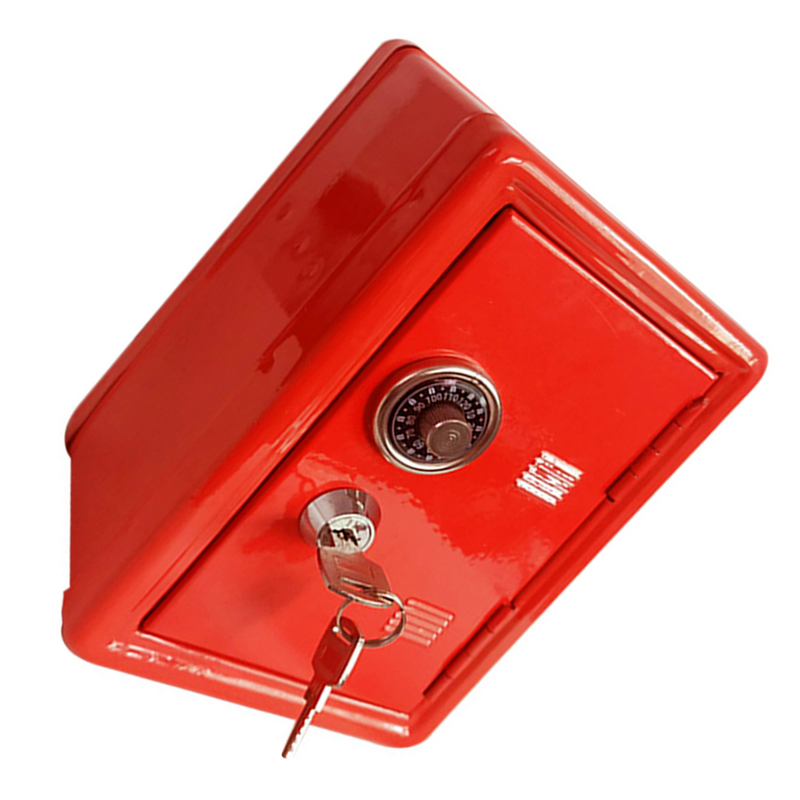 Coffre-fort de sécurité en métal, tirelire en fer créative, boîte à monnaie portable, petite taille