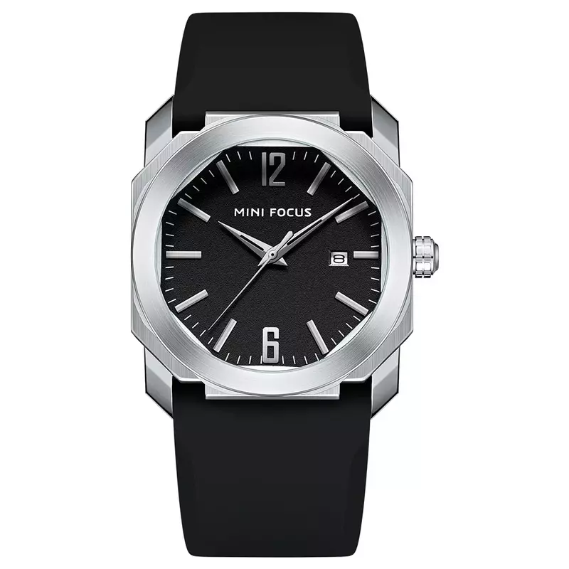 Jam tangan mode terkenal untuk pria, arloji merek mewah kuarsa tahan air Reloj Hombre Montre Homme Relogio Masculino tali silikon