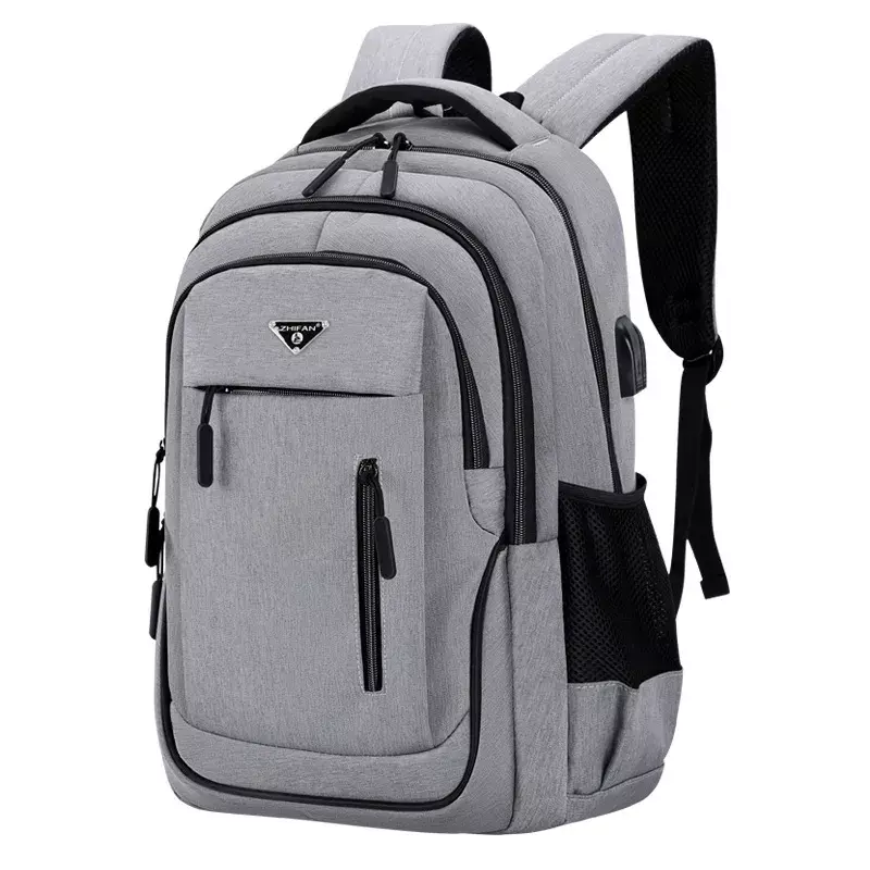 Large capacity backpack men's laptop backpack Oxford waterproof business junior high school backpack Youth college boy student