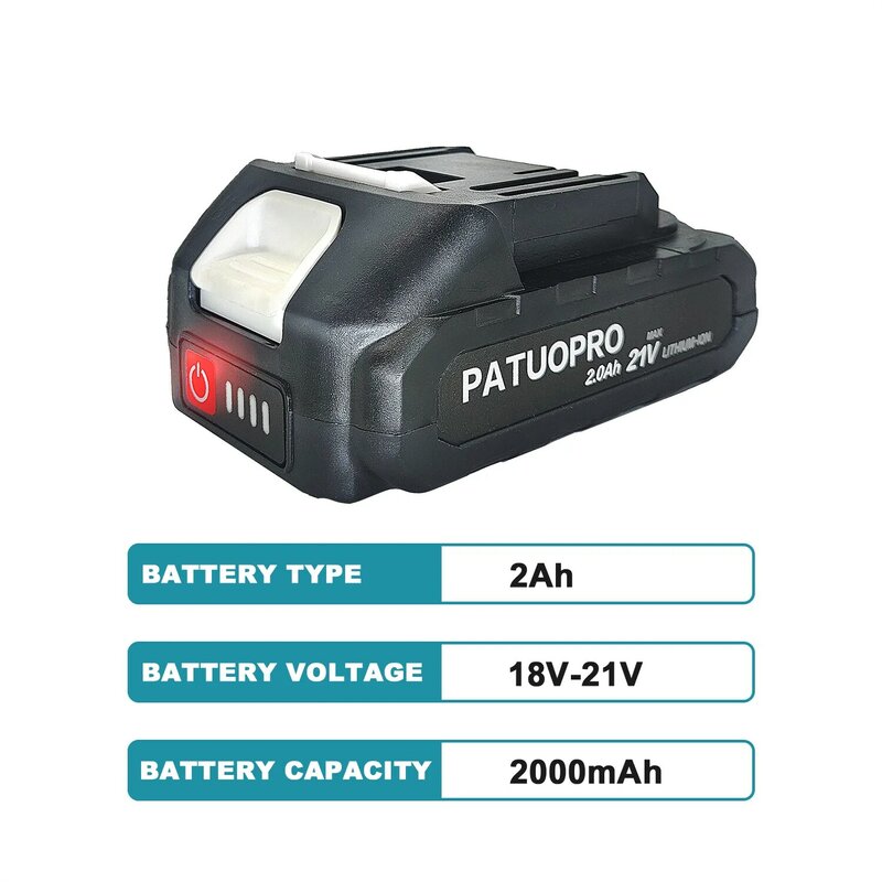 18V 21V Rechargeable 2.0 4.0 6.0Ah Lithium Battery for Makita 18v Power Tools