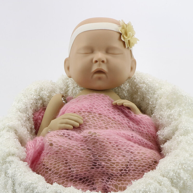 Nowo narodzone zdjęcie dziecka z Judy sfotografować owijki miękkie folia Stretch elastyczne koszyk warstwa niemowlęcia Studio Boy Girl fotografia rekwizyty