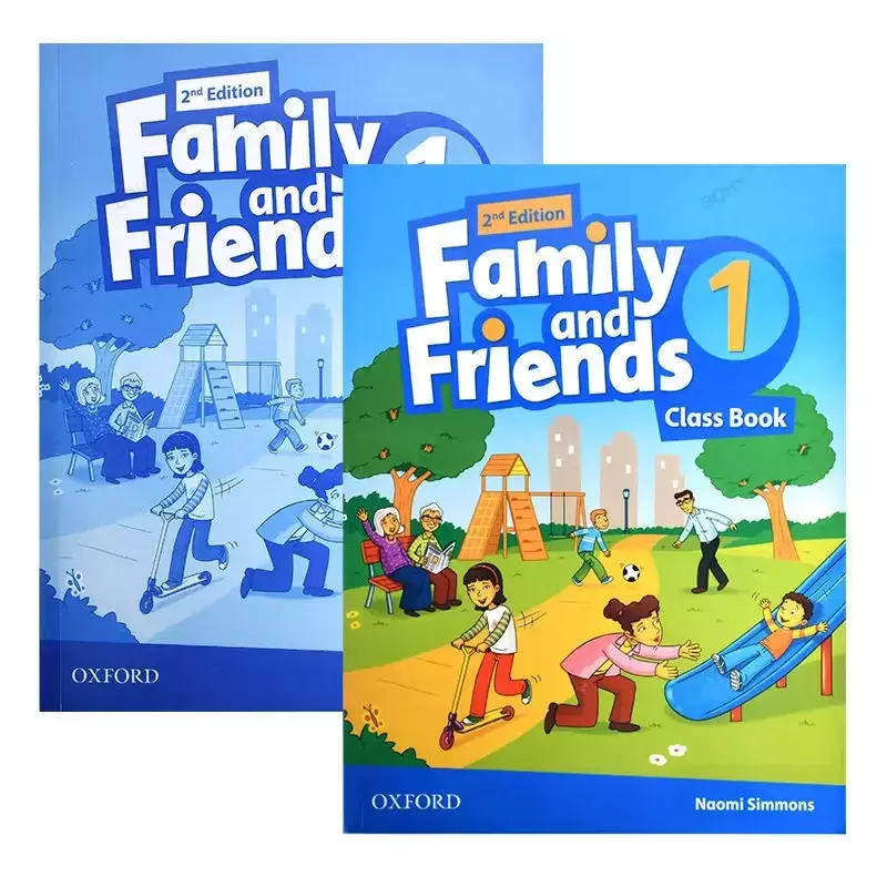 English Version Oxford Family and Friends Calss Book+Workbook Children's English Textbook Free Shipping