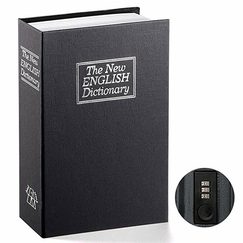 Kreatywne pudełko na zmiany słownik książki pudełko ubezpieczeniowe europejska kreatywna książka symulacyjna bezpieczna Mini zbiornik