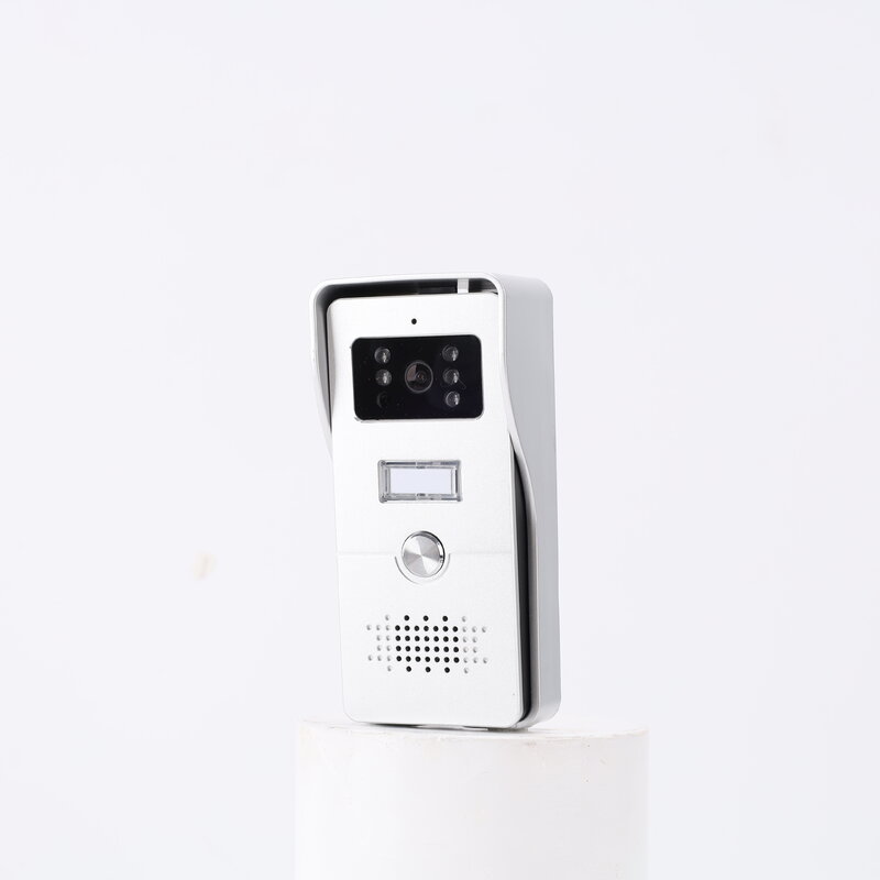 Domofon-teléfono de puerta de vídeo de villa con 4 cables, soporte de memoria, tarjeta SD de 32GB, nuevo diseño de moda, 2024