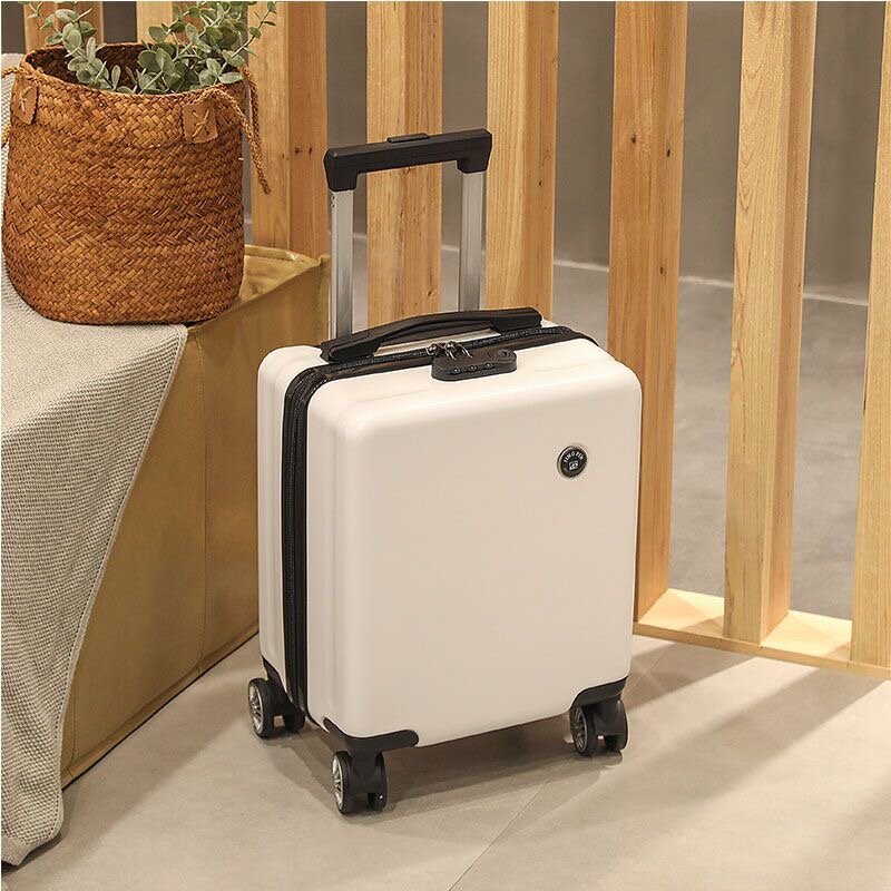 14 kleine Mini-Koffer Trolley Frühling und Herbst Airlines Chassis Trolley Fall Passwort Boarding Fall