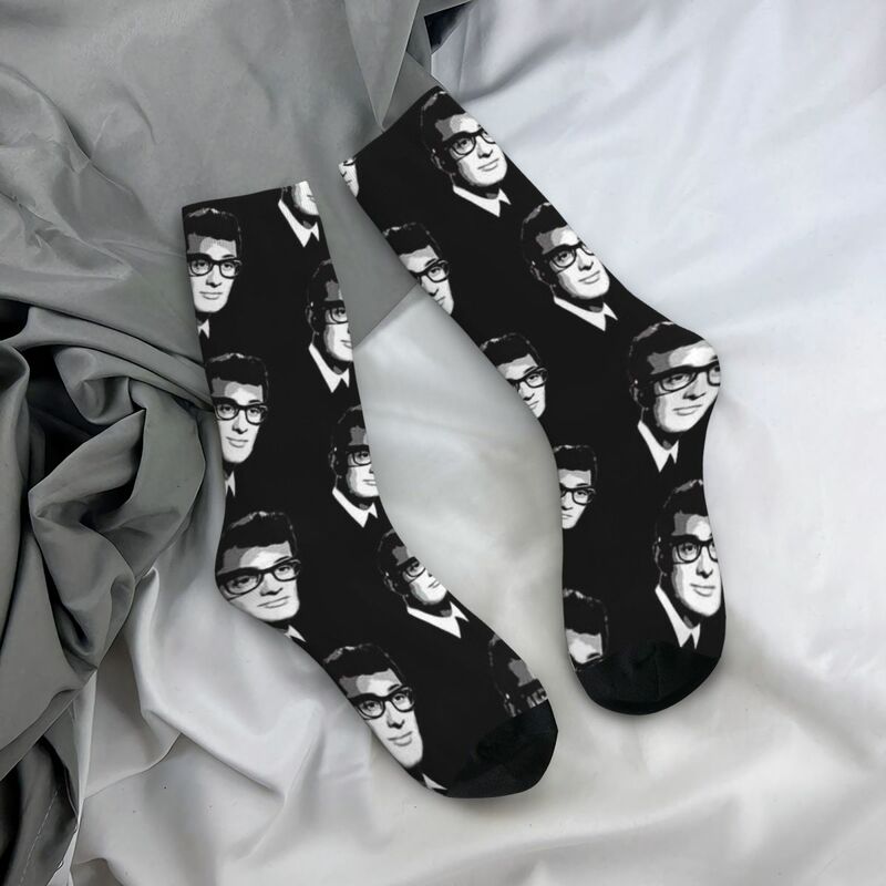 Buddy Holly Socks Harajuku calze di alta qualità calze lunghe per tutte le stagioni accessori per regali da donna da uomo