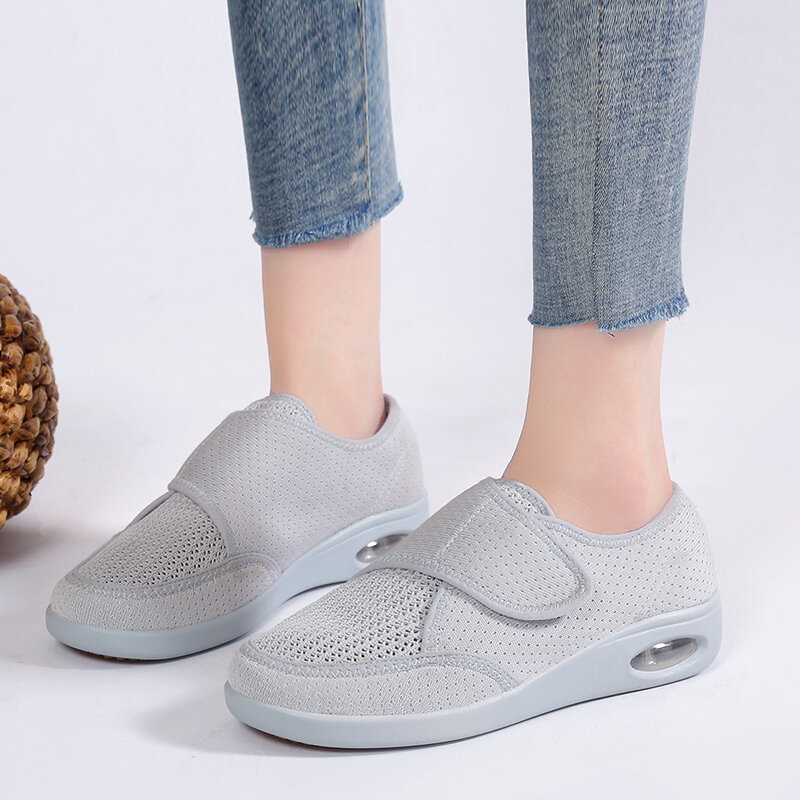 New Fashion Women Casual Walking Shoes Comfortable Women's Flat Shoes Breathable Soft Shock-absorbing Sneakers Plus Size 35-44