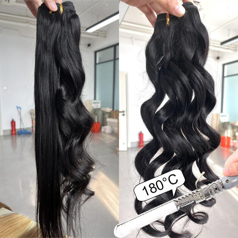 Doreen 100% bundel rambut manusia Eropa rambut lurus tenun mesin rambut Remy Hitam Coklat bundel rambut 12 "sampai 26" 100g/PC