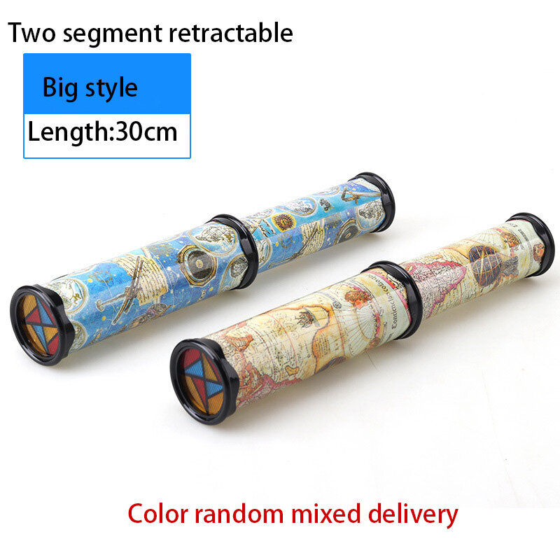 Caleidoscopio a rotazione scalabile 30cm Magic Changeful regolabile Fancy Colored World Toys For Children autismo Kid Puzzle Toy
