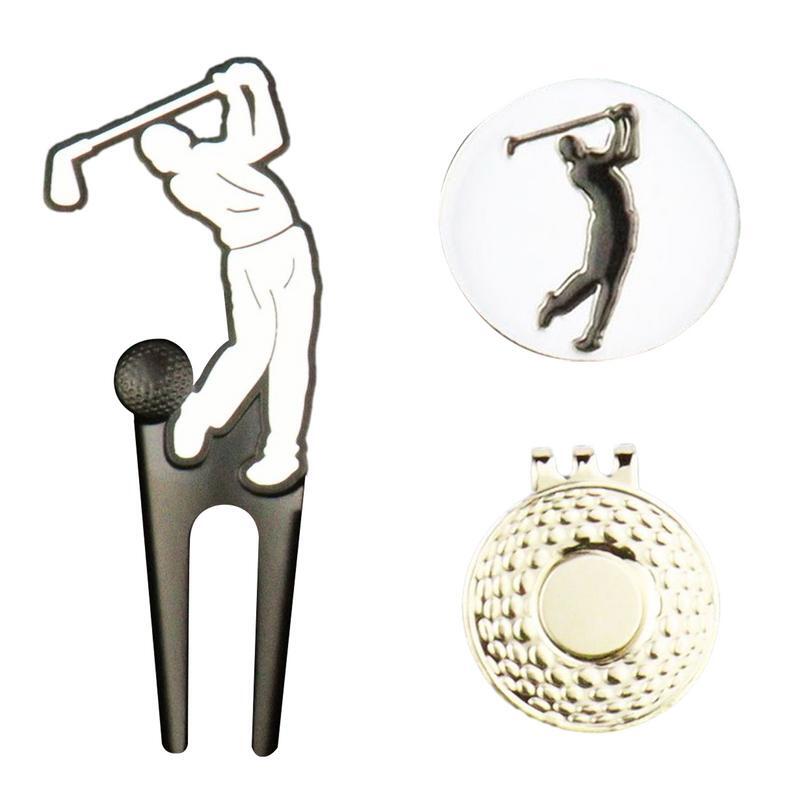 Herramienta de Golf Divot, marcador de bola de Golf creativo, herramienta verde de Metal, herramienta de reparación portátil, accesorios de Golf perfectos para