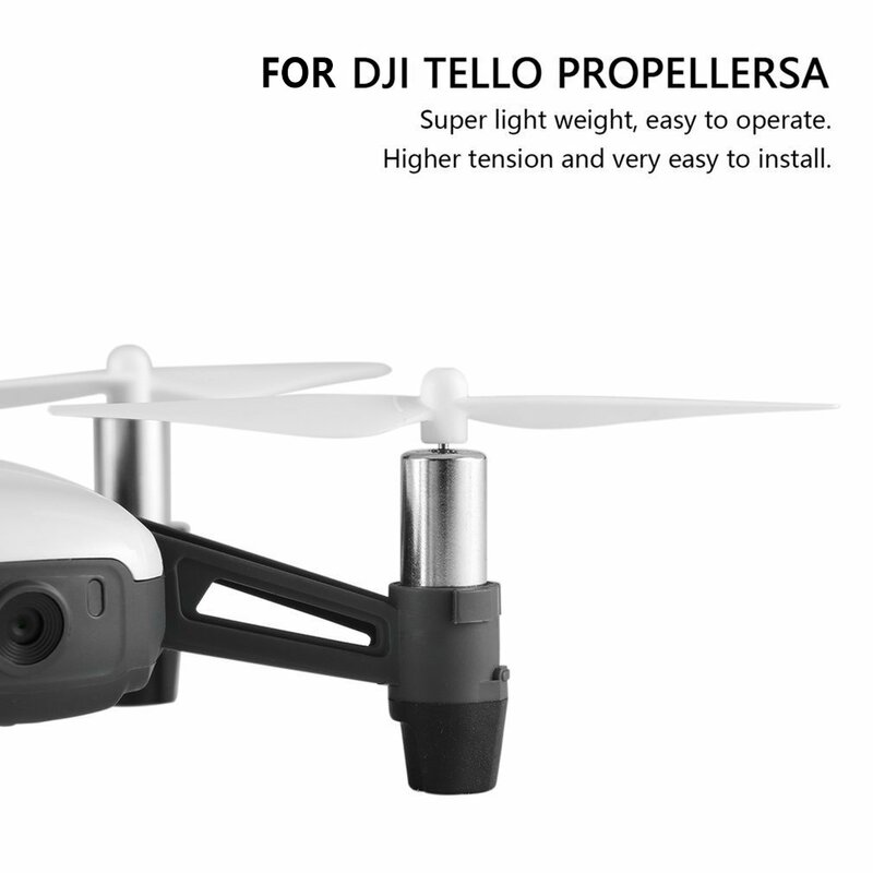 4 Stuks Mini Drone Propeller Ccw/Cw Rekwisieten Reserveonderdelen Drone Accessoires Snelle Release Drone Propellers Voor Dji Tello Goed Gepolijst