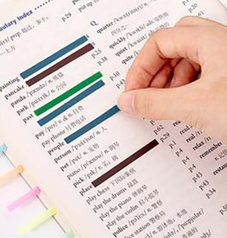 300 arkuszy kolor tęczy zakładki indeksu notatnik kartki samoprzylepne naklejki notatnik zakładka szkolne materiały biurowe Kawaii biurowe