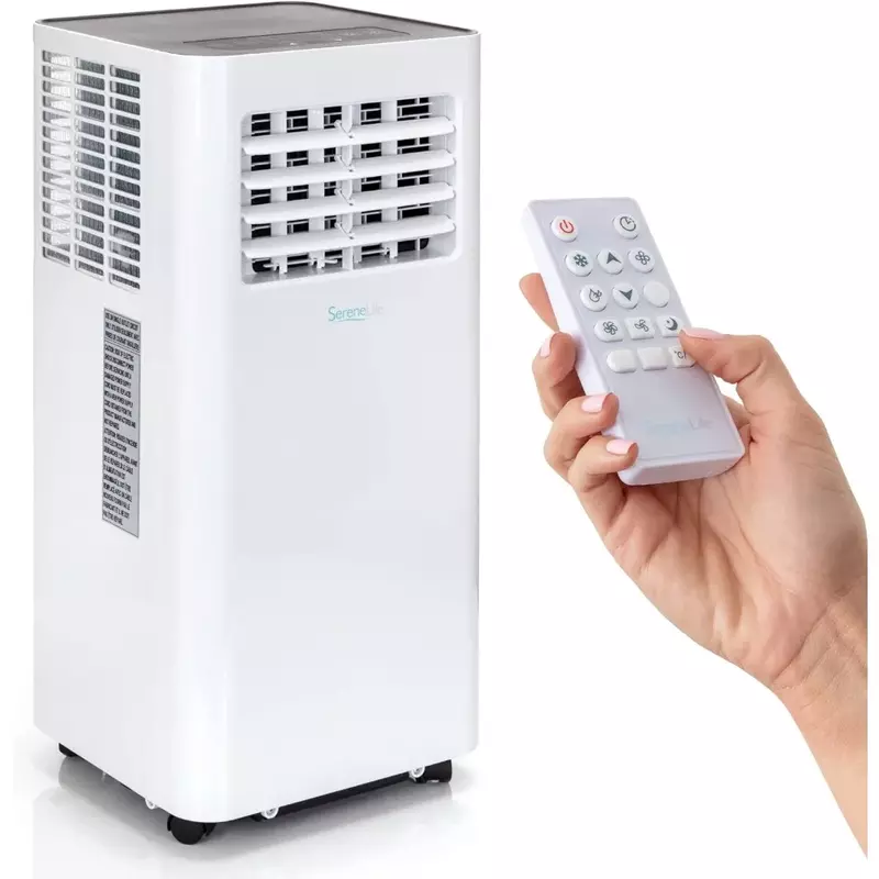 휴대용 에어컨 컴팩트 가정용 A/C 냉각 장치, 제습기 및 선풍기 모드 내장, WiFi 및 배수 호스 포함, 8,000 BTU