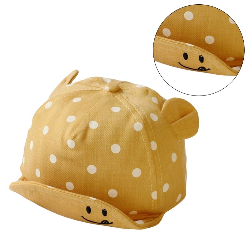 Baby Peaked Caps Face Hat Newborns Toddlers Baseball Hat Size Adjustment