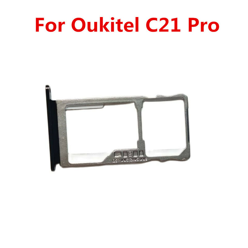 Novo original para oukitel c21 pro titular do cartão sim bandeja slot peça de substituição