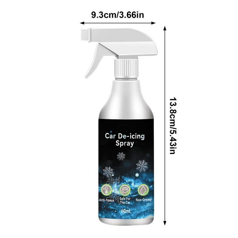 Deicer Spray per parabrezza per auto Ice Melt Spray agente antigelo per neve scongelamento rapido agente Spray per fusione di ghiaccio efficace vetro per parabrezza