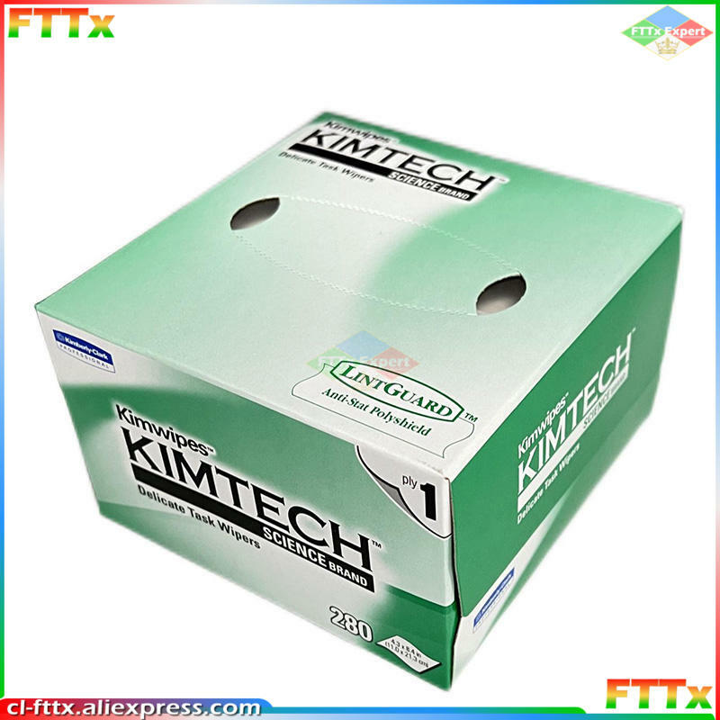Beste Prijs Kimtech Kimwipes Vezel Reinigingspapier Verpakt Konperly Veegt Optische Vezel Vegen Papier Usa Import 280 Pompen/Doos
