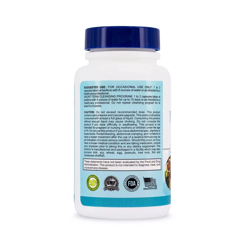 1 bottle of colon melting cleansing capsule for overall colon, digestive regulation, and intestinal health
