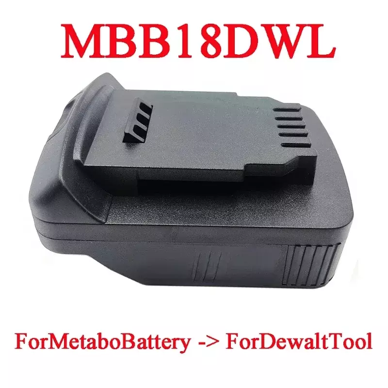 Adaptador convertidor de batería de iones de litio para DeWalt, Makita, Bosch, Milwaukee, M18, Hitachi, Metabo, AEG, RIDGID, Alex, Worx