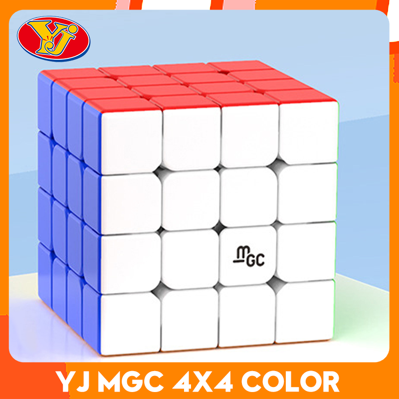 YJ MGC 시리즈 4x4 엘리트 M 마그네틱 메가민스 피라미드 매직 스피드 큐브 큐브 큐브, 큐브 매직 장난감