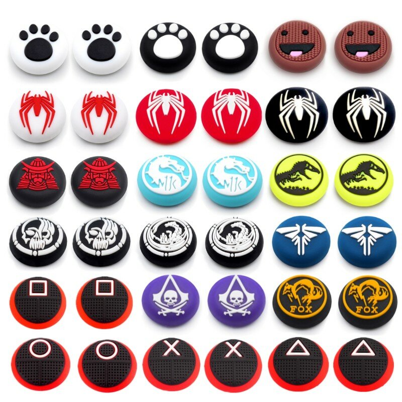 Silicone Thumb Grip Cap Cover For Playstation 5 PS5 PS4 Xbox Series XS Game Joystick Controller Accessories thumbstick grip caps