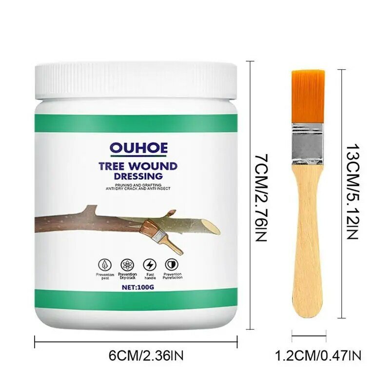 Tree Wound Pruning Sealer Tree Wound Bonsai Cut Paste Smear Agent Plant Grafting Pruning Sealer Bonsai Cut Wound Paste Smear