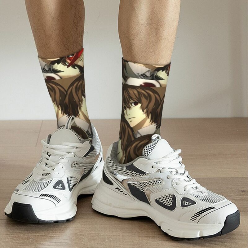 ถุงเท้า Goro akechi มีหลายหน้าสำหรับเป็นของขวัญของผู้ชายและชุดถุงเท้าถุงน่องคุณภาพสูงสไตล์ฮาราจูกุ