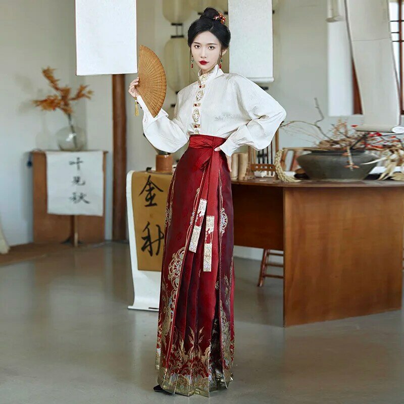Traditional Chinese Hanfu women's clothing traf Long dresses Womens dress holiday dress 2024 cheongsam dress