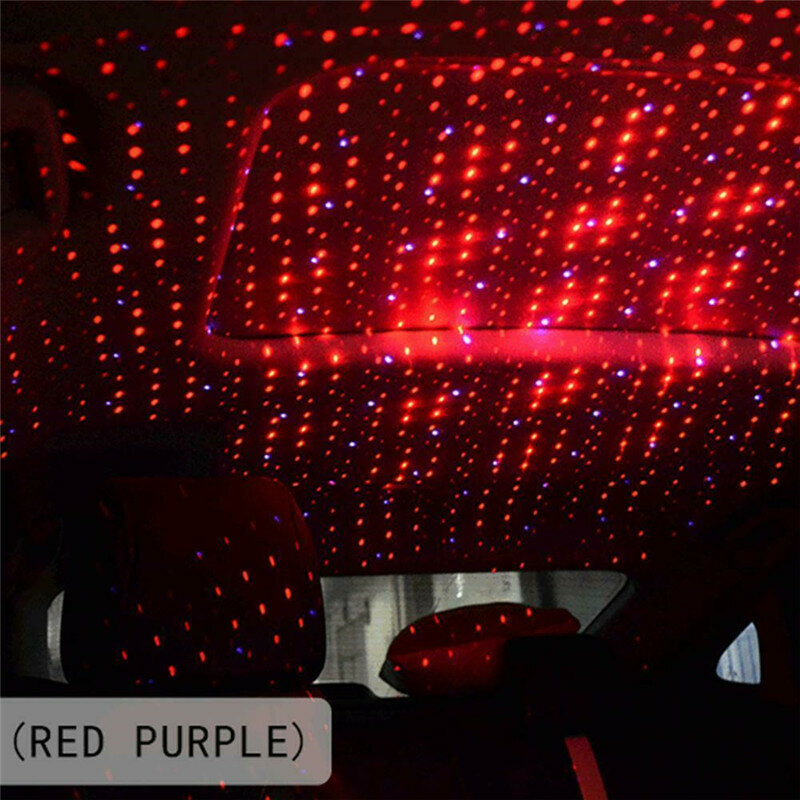 Xe Ô Tô Mái Ngôi Sao Sáng Nội Thất USB Đèn LED Đầy Sao Bầu Không Khí Máy Chiếu Trang Trí Ban Đêm Trang Trí Nhà Galaxy Đèn Phụ Kiện Xe Hơi