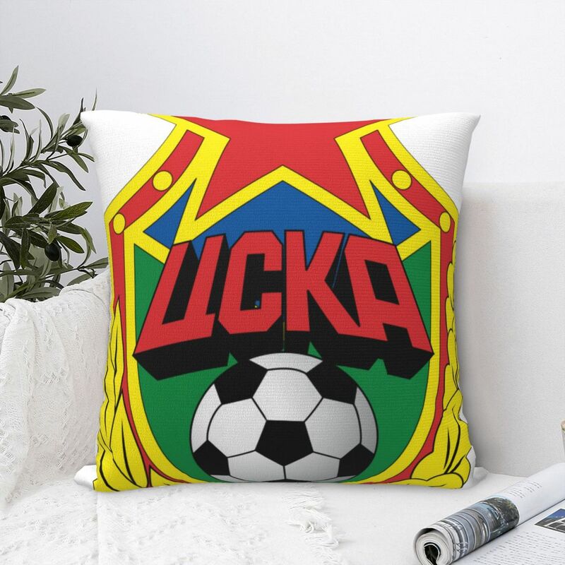 PFC CSKA Moskwa Rosyjska kwadratowa poszewka na poduszkę na sofę