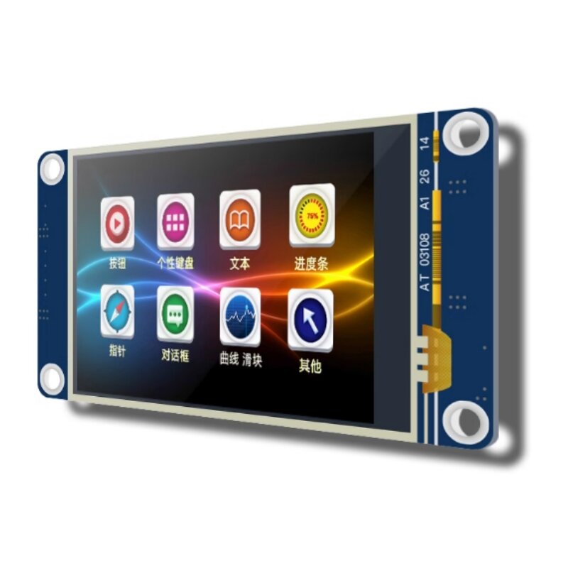 شاشة عرض صغيرة الحجم تعمل باللمس ، منفذ تسلسلي ، حجم صغير ، T0 ، سلسلة أساسية ، من من من من من نوع X ، وشاشة LCD ، وشاشة