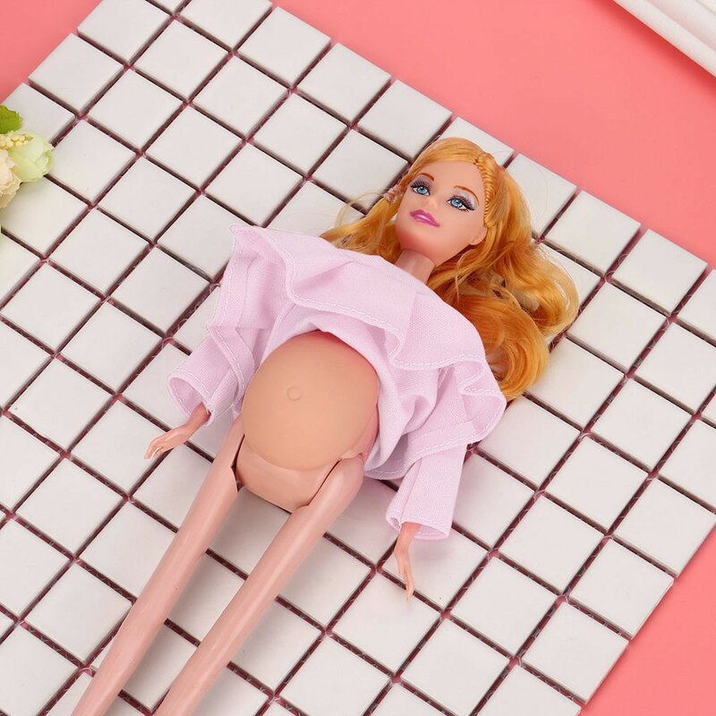 Conjunto de muñecas de embarazo para niños, traje de muñeca embarazada, tiene un bebé en su barriga, muñeca Barbie, juguete educativo, 2022