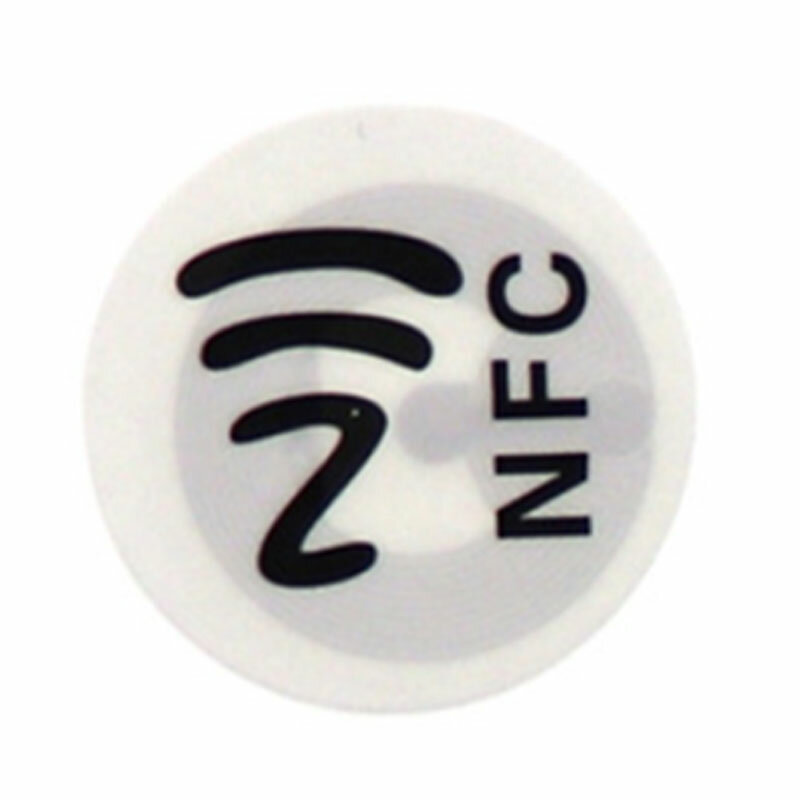 Stiker Ntag213 cerdas untuk semua ponsel, 1 buah stiker NFC bahan piaraan tahan air
