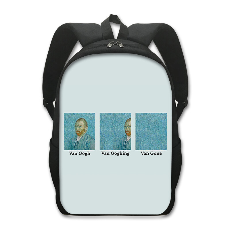 Рюкзак «ты не Шекспир» для мужчин и женщин, дорожная сумка с переставкой драмы Ван Гога, детские школьные ранцы на плечо