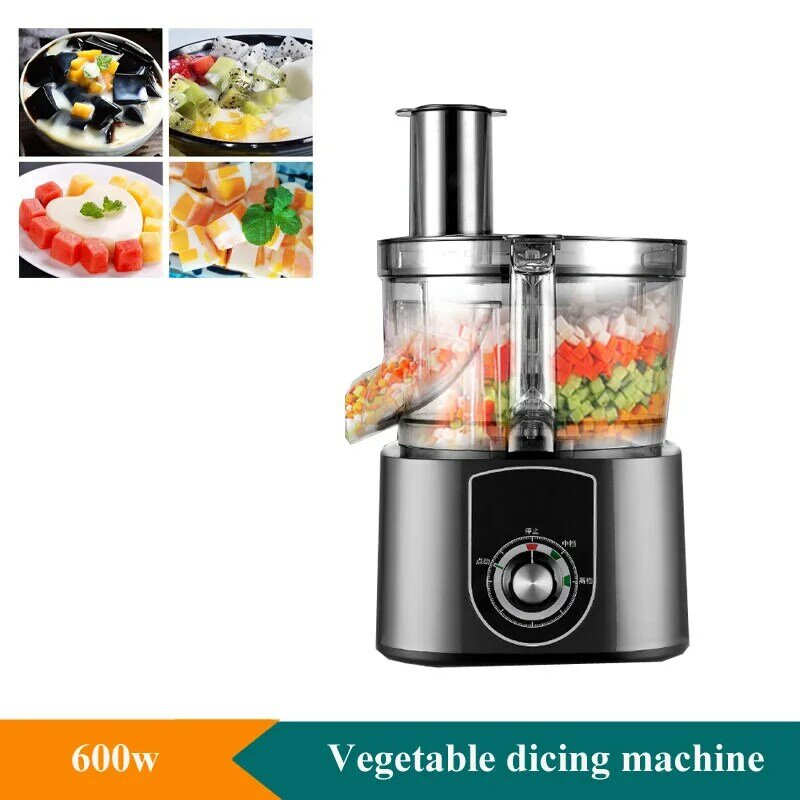 Commercial Vegetable Dicing Machine Chopper Electric Carrots Cucumbers Onions Peppers Cubes Crusher Cutter Kitchen Machines