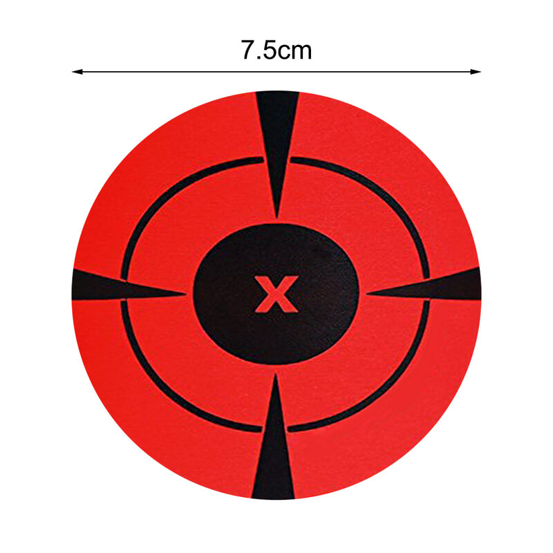 3 Green Target Exercises Set Training Shooting Shooting Supplies Target Red Splatter Cm 125pcs/roll Sticker Stickers Inch/7.5