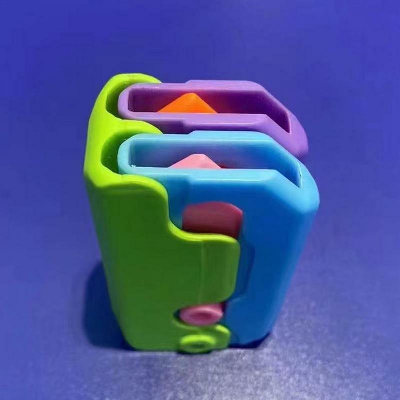 Obcinacz do marchwi zabawka do cięcia 3D 2 w 1 zabawki sensoryczne do cięcia sensorycznego 3D zabawki do ulgi w złości dzieci podróżują dorośli